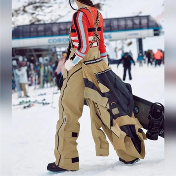 Free People Jackets & Blazers - Free People Movement Waterproof Zephyr Ski Snow Bibs in Antelope XS NEW